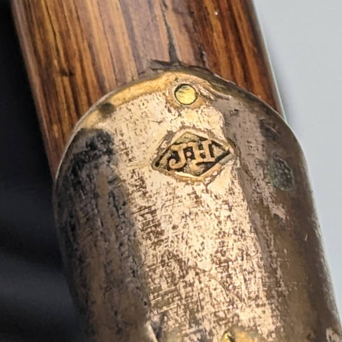 1900年頃 英国アンティーク 細身軽量ステッキ 杖 L字ハンドル 91.5cm